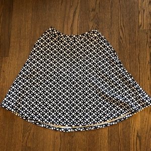 Bobeau Circle Skater Skirt with Pockets petite xs